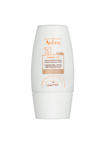 Avene Solaire UV Mineral Multi- Defense Tinted Suncreen SPF 50 For Face